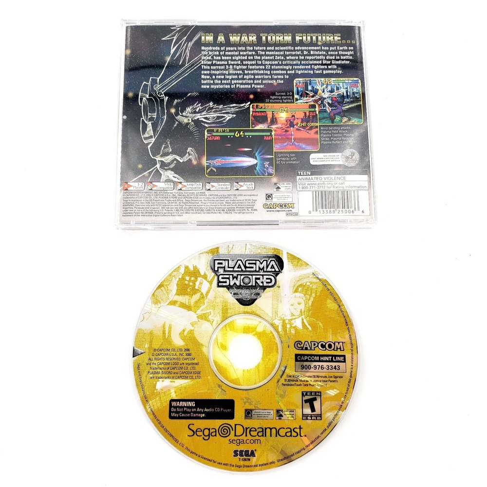 Plasma Sword: Nightmare of Bilstein Sega Dreamcast No Manual Tested & Works